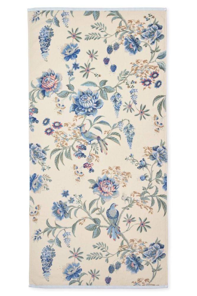 TELO CASA SPUGNA UNISEX AVORIO PIP325862 WHITE BLU PIP STUDIO